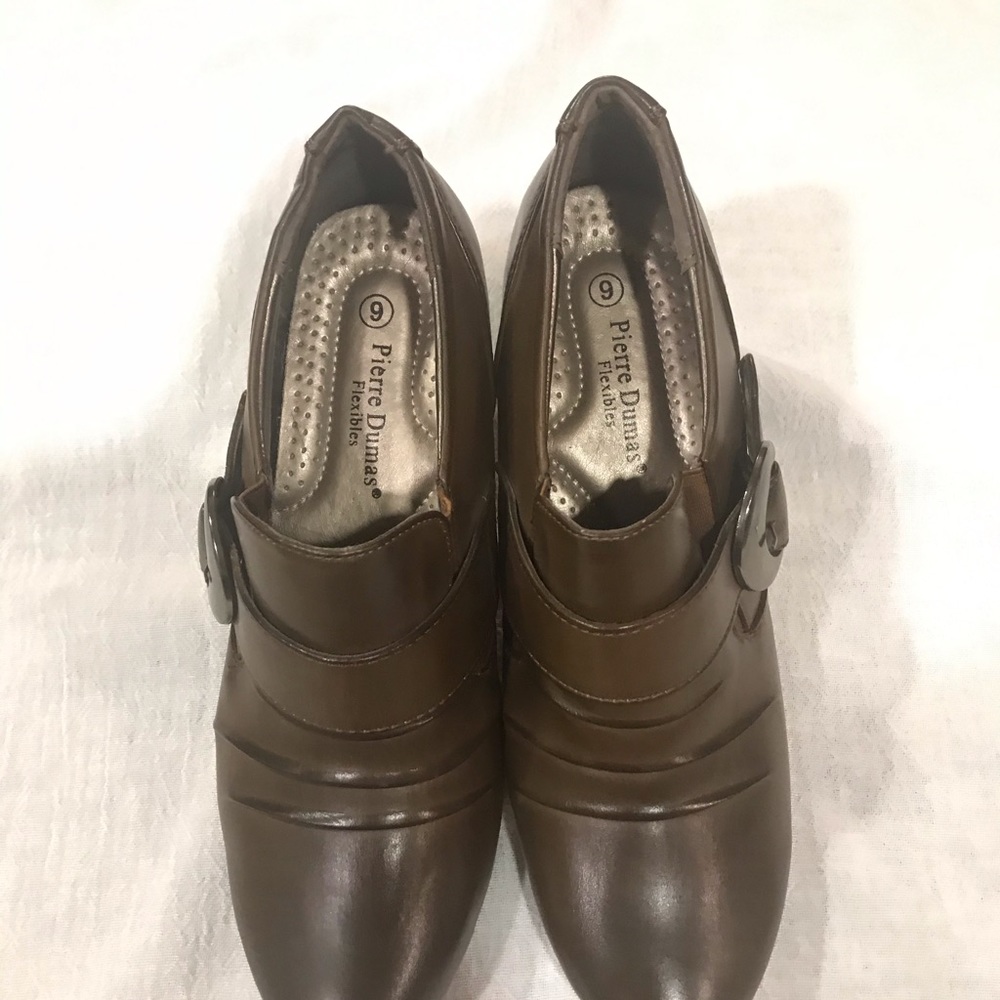 Booties brown leather
